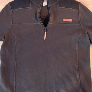 Dark blue quarter zip up